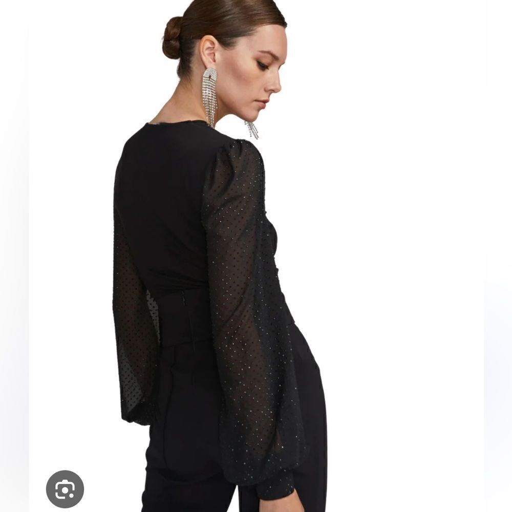 NWT Generation Love ROMI CRYSTAL TOP XS Black - Picture 6 of 13